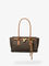 Bolso satchel Hamilton Moderne pequeño BRN/ACORN